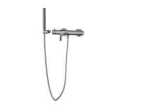 Термостатический смеситель для ванны из нержавеющей стали с ручным душем