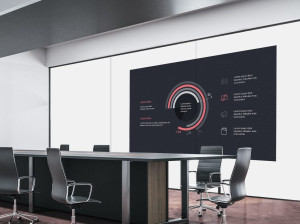 Экран для обратной проекции изображений и видео