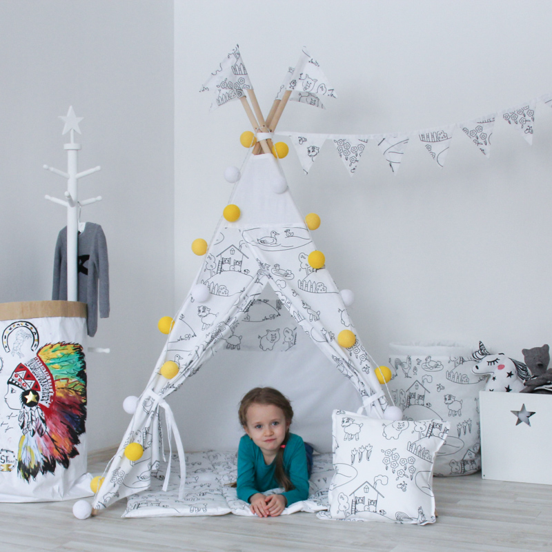 Игровой коврик стеганый под раскраску Painter VAMVIGVAM PAINTER 281568 Серый Santreyd - Вид №6