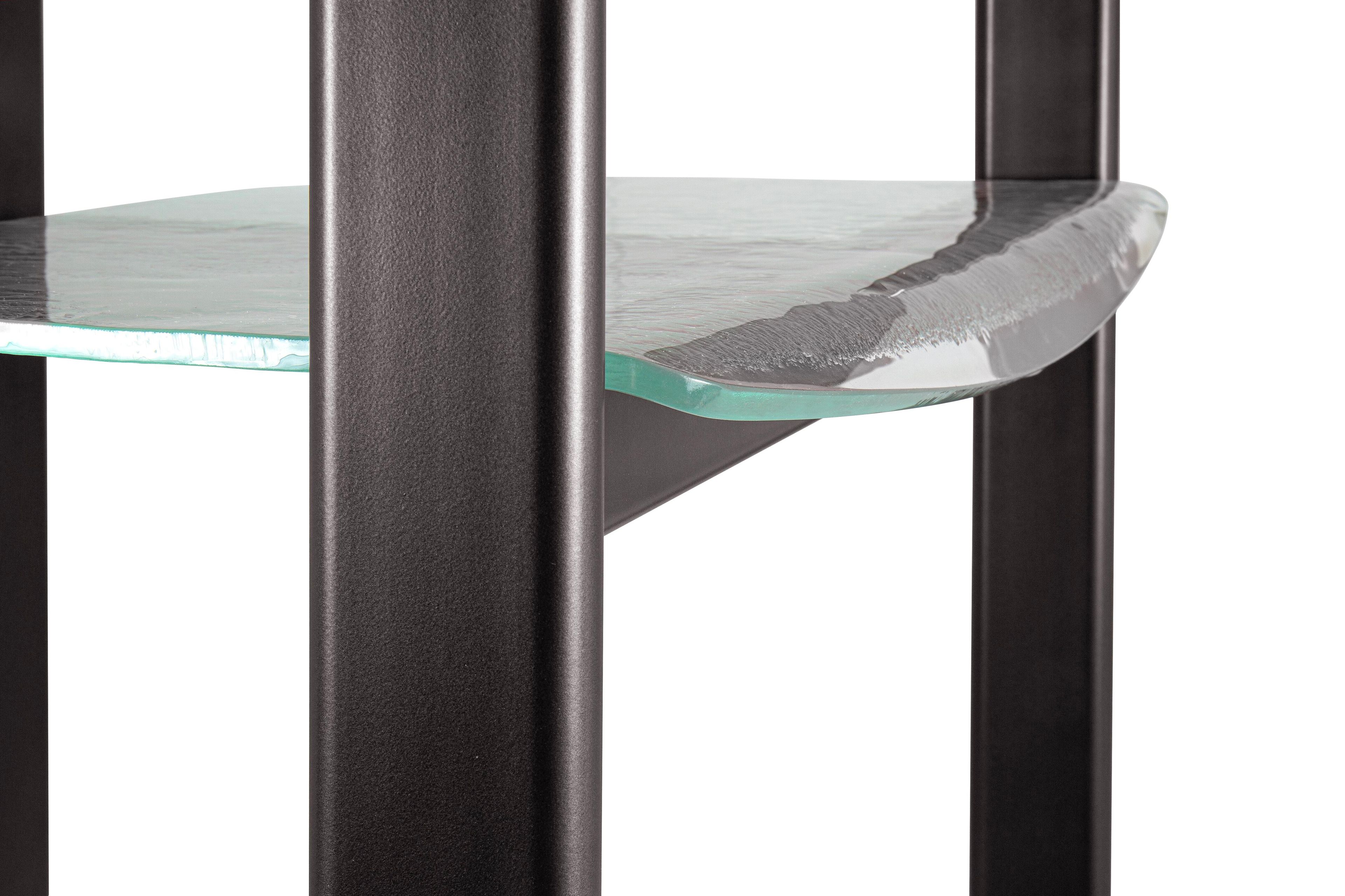 Отдельно стоящий книжный шкаф из металла и стекла Borzalino PETRA ARCH-00103714 - Вид №16