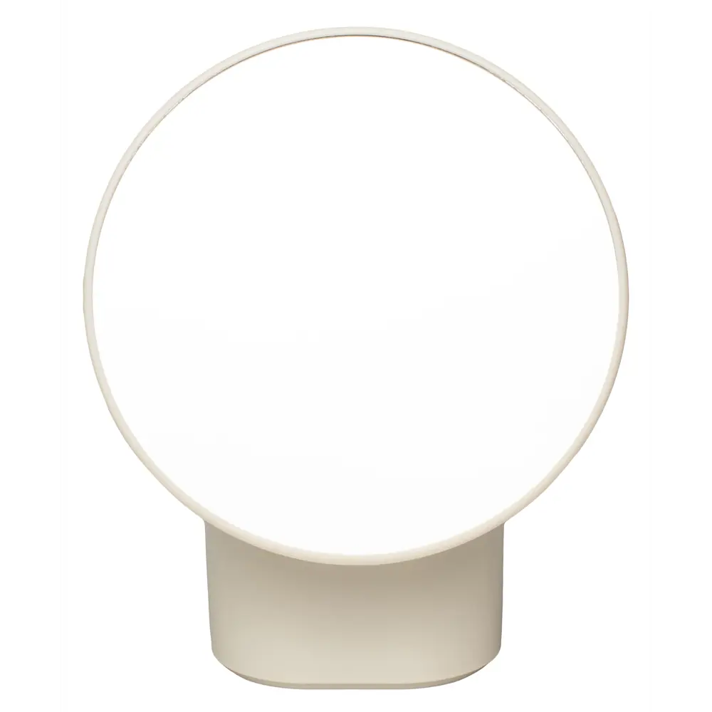 Декоративное зеркало овальное 17x20.5 см пластик цвет бежевый Santreyd STLM-2177049 - Вид №1