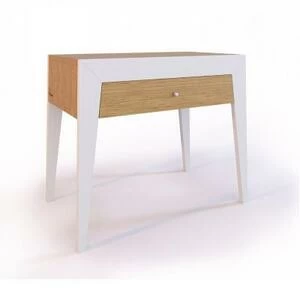 Тумба прикроватная Still, белая, большая, без полки