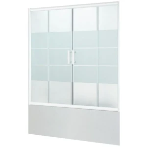 Ширма для ванны фронтальная Sensea Optima 170х150 см, цвет белый 13099986 STLM-2002562