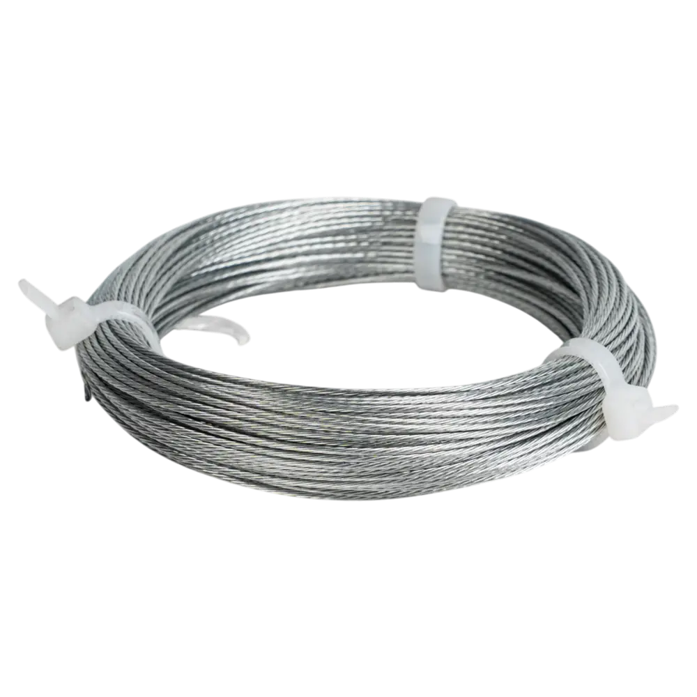 Стальной трос Tech-Krep оцинкованный 1 мм × 25 м для надежного крепления 89391065 STLM-1570987 - Вид №1