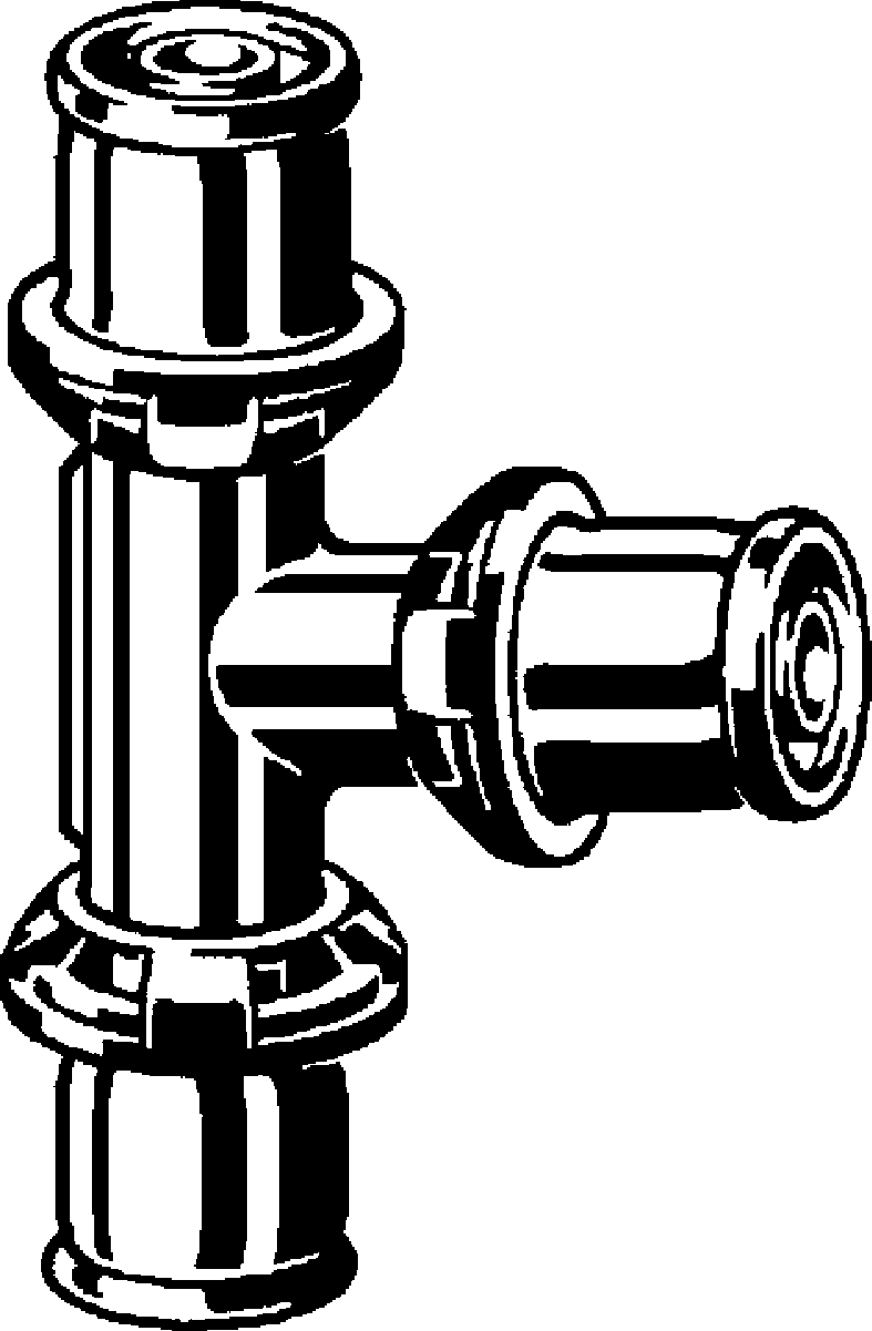 Viega Тройник 2718 (588373) 588 373 - Вид №1