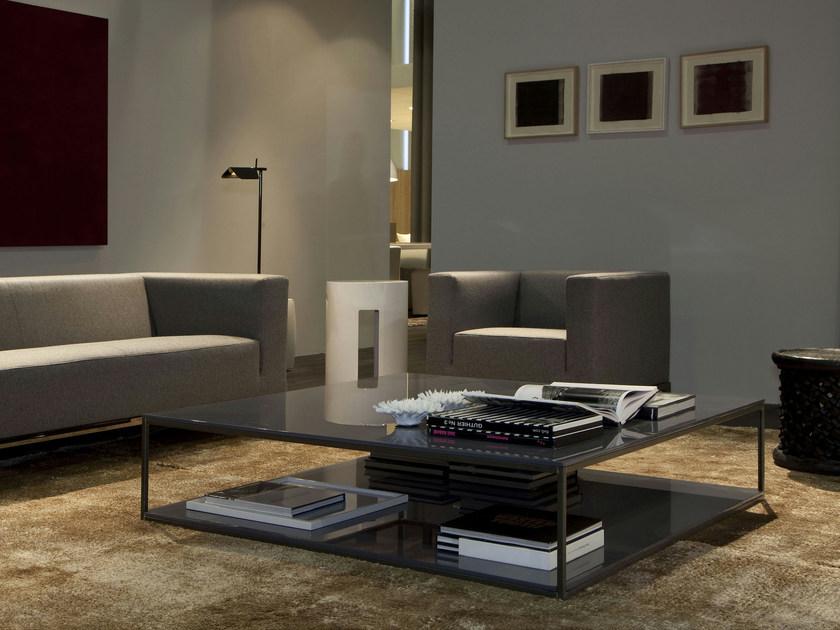 Meridiani Низкий прямоугольный журнальный столик из металла Hardy sun-id-1411249 - Вид №4