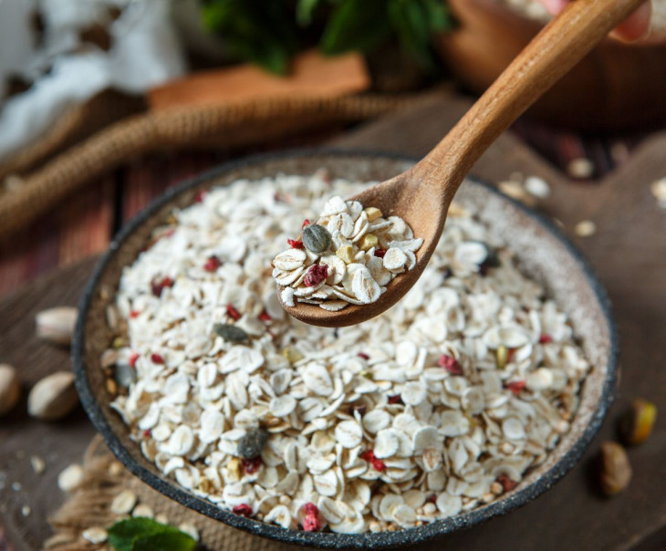 6062 Ячменные хлопья с малиной_250 г. Вкусляндия  - Вид №1