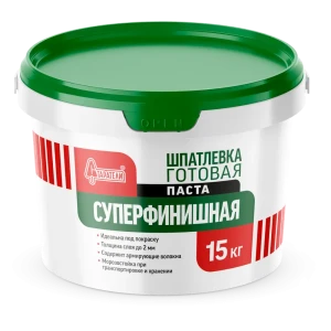 Шпатлевка полимерная суперфинишная Старатели 15 кг
