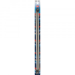 191470 Спицы PRYM прямые алюминий d 7.0 мм 35 см с наконечниками PRYM