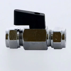 Кран мини обжим флажок TIEMME 10x10