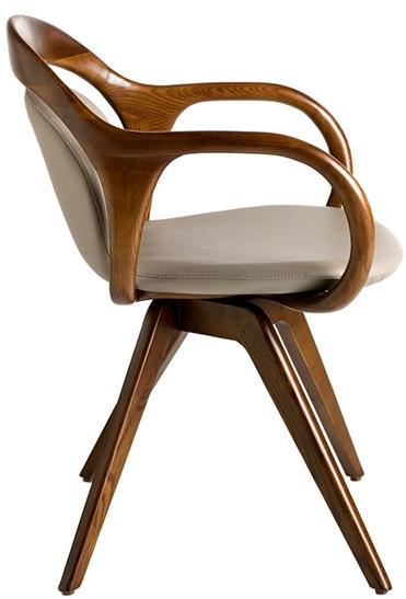 Angel Cerdá Деревянный стул с подлокотниками New chair 4060 lc17103 Angel Cerda - Вид №1