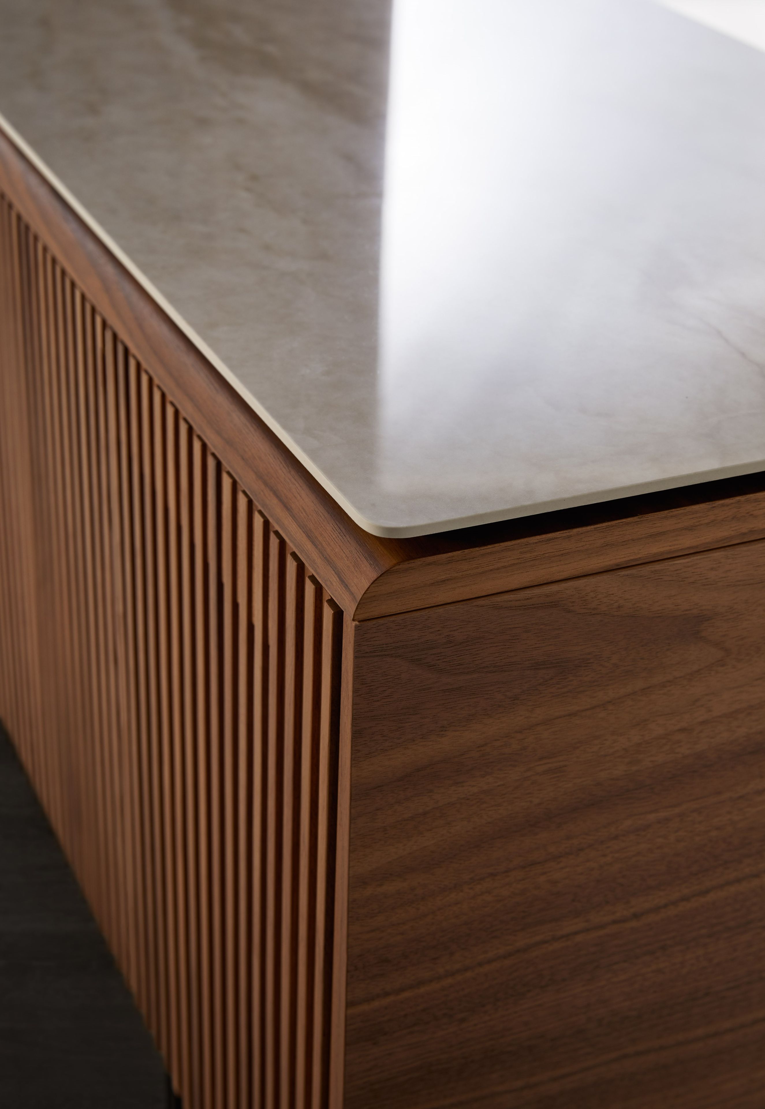 Деревянный шкаф для телевизора с откидными дверцами Punt Мальме ARCH-00024058 - Вид №22