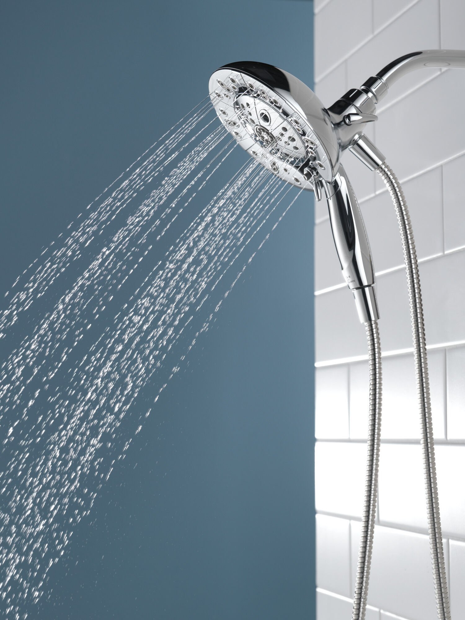 75591C H2Okinetic® In2ition® Душ два в одном с 5 настройками Delta Faucet Universal Showering Хром  - Вид №8