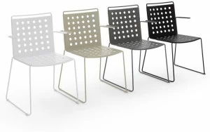 Urbantime Штабелируемый алюминиевый стул с подлокотниками Busy