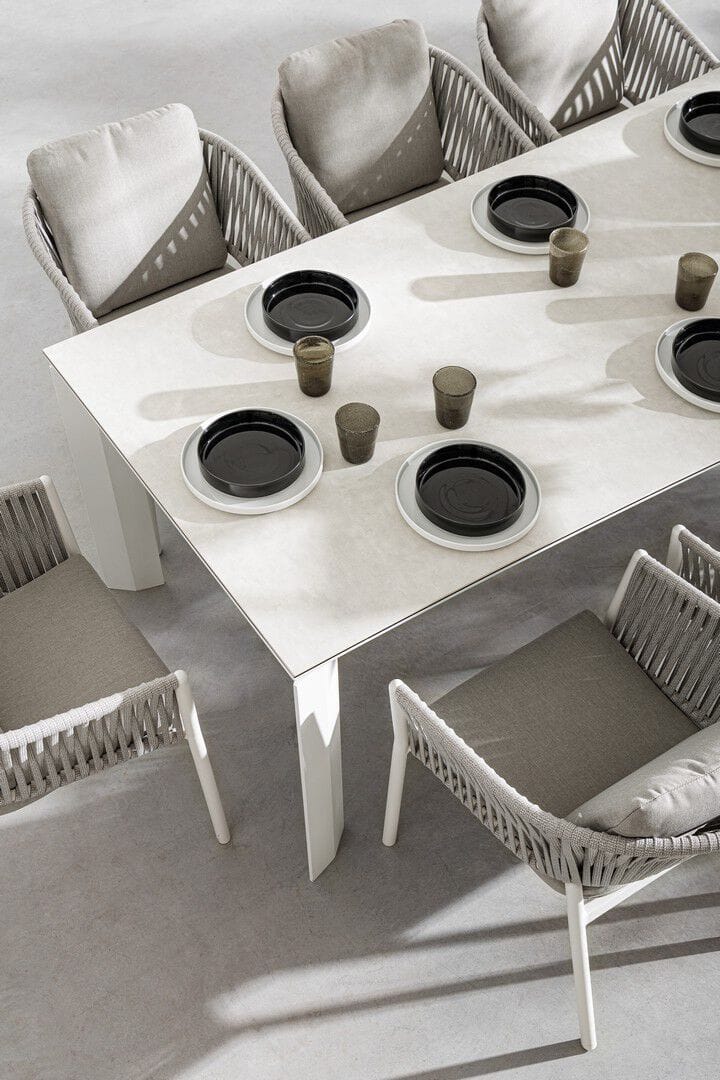 Керамический и алюминиевый садовый выдвижной стол BIZZOTTO OTAVIO ARCH-00030570 - Вид №7