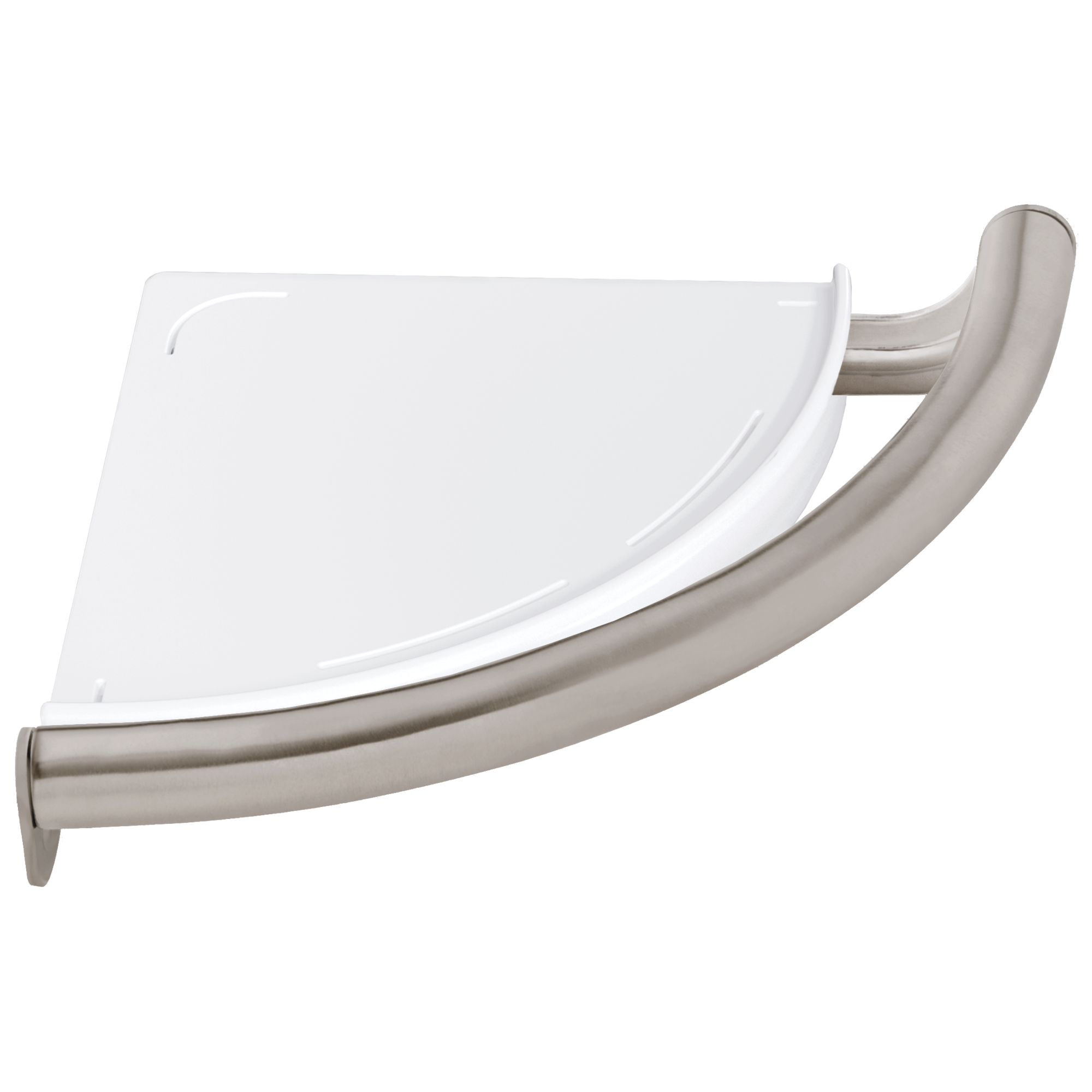 Современная угловая полка с вспомогательной планкой Delta Faucet 41516-SS