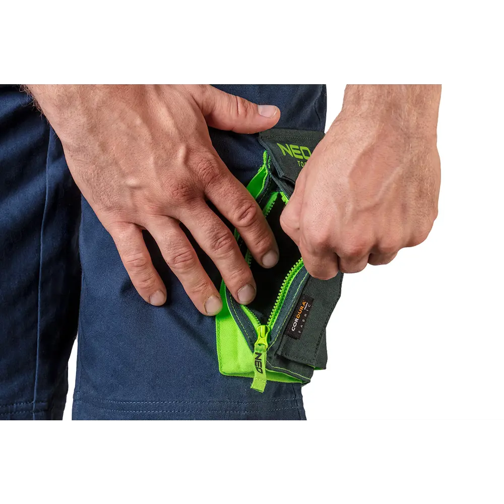 Шорты Neo Tools Premium темно-синие/зеленые размер S рост 175-178 STLM-2125008 - Вид №4