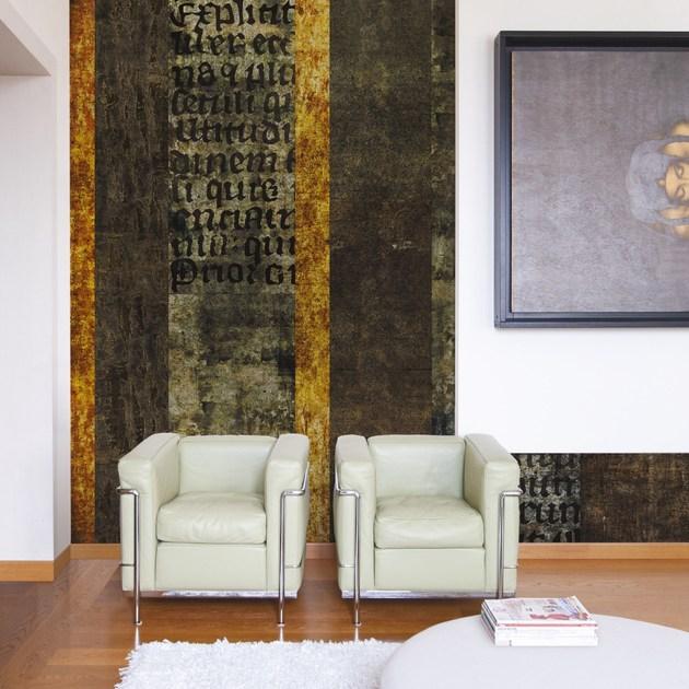 Inkiostro Bianco Обои с надписью под мрамор Collection 2013 sun-id-1515559 - Вид №1