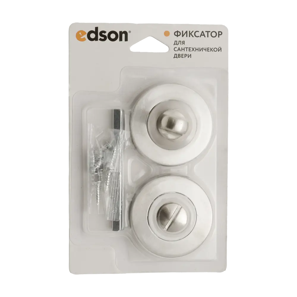 Завертка дверная Edson EDS-WC-R0 нержавеющая сталь цвет никель STLM-2064800 - Вид №2