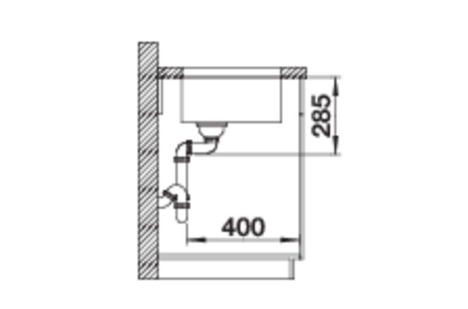 526125 Кухонная мойка Blanco Solis 700-U  Blanco Solis  - Вид №3