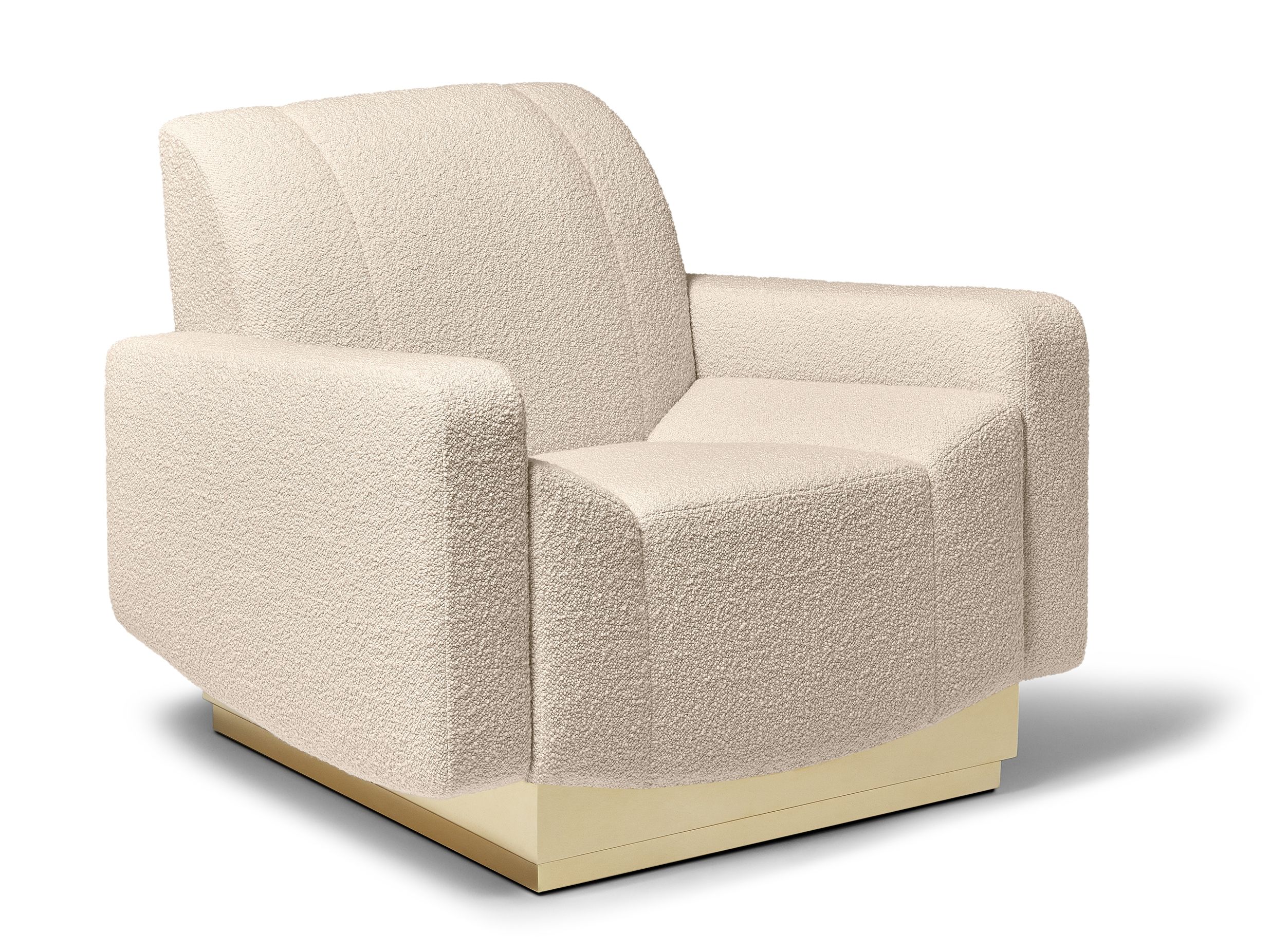 Шерстяное кресло с подлокотниками Munna ARCH-00029880