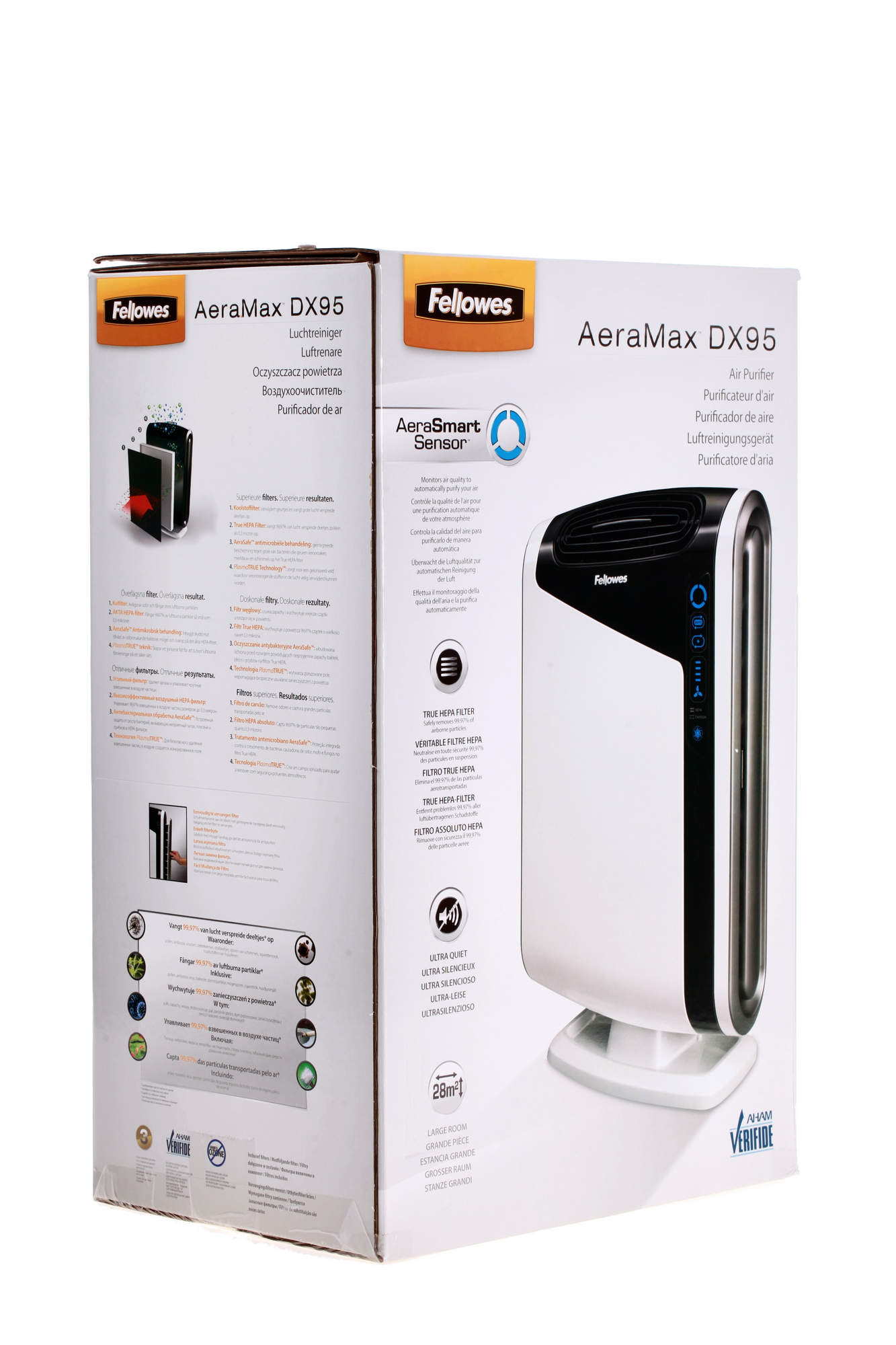 6676666 Очиститель воздуха Fellowes AERAMAX DX95 белый STDN-0098533 - Вид №9