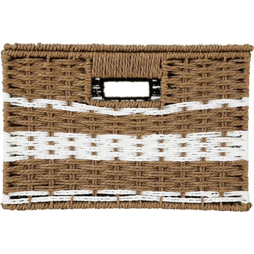Корзина с крышкой Storidea HXL21.342 M 28x18x38 см 19 л бумага цвет коричневый STLM-2012889 - Вид №3