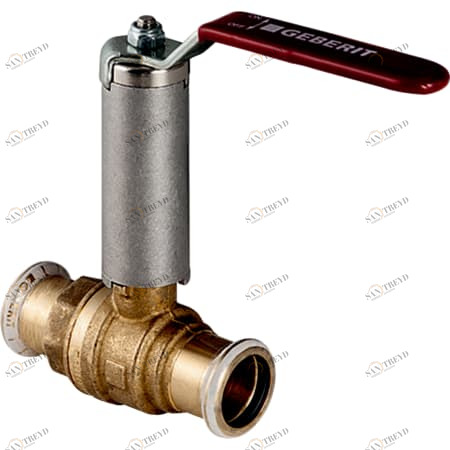 GEBERIT 94966 Шаровой кран Geberit Mapress, NPW, с рукояткой с уступом 