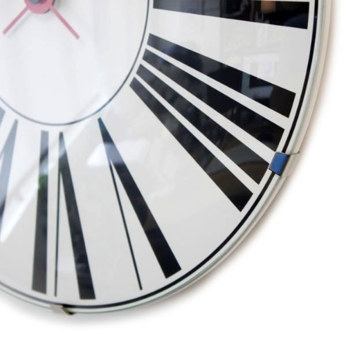 Настенные часы Vitri, Ø50 см, белые, W500DG53W Oliver Hemming  - Вид №4