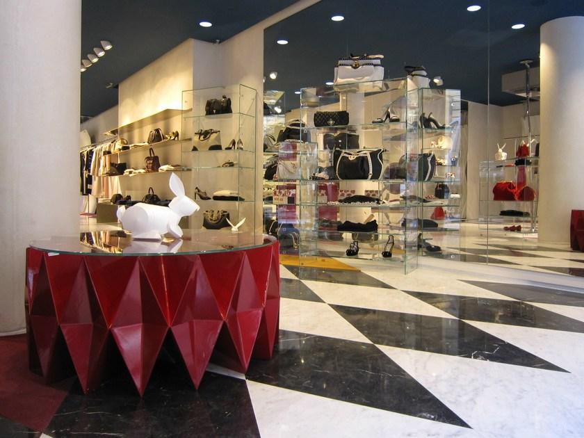 altreforme Низкий круглый журнальный столик из алюминия и стекла Arlecchino sun-id-1467761 - Вид №5