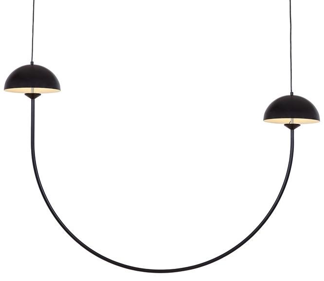 luxcambra Светодиодный подвесной светильник из латуни Champignon C_black_1336 - Вид №2