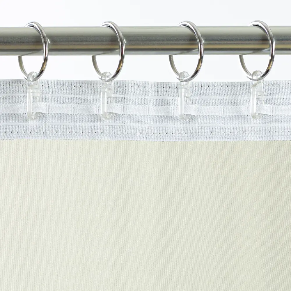 Штора Miamoza Silky бархатная бежевая 200x280 см на ленте 89427084 STLM-1584065 - Вид №3