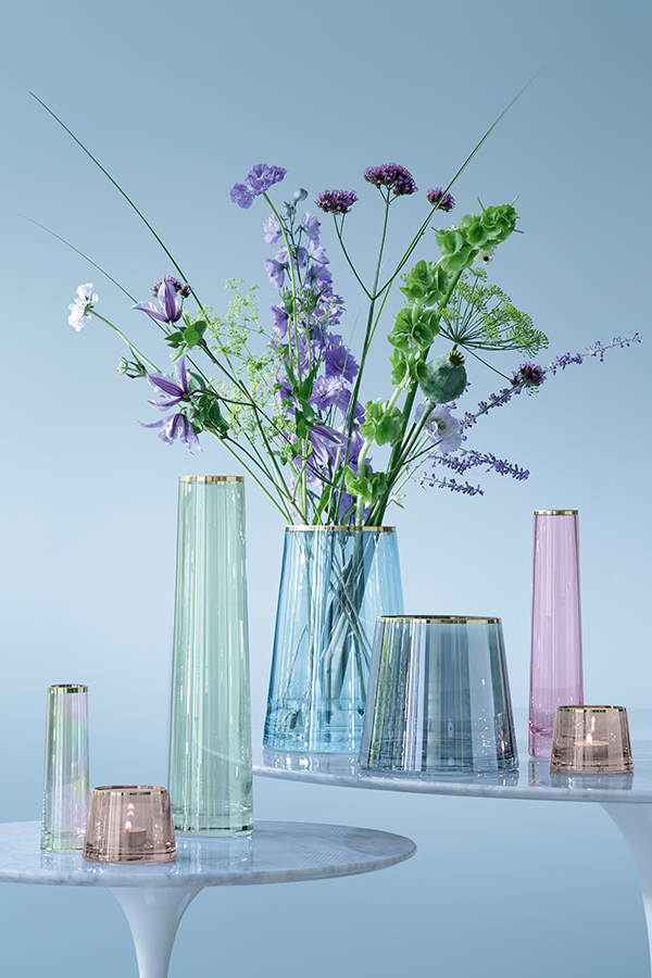 Ваза sorbet 26 см, голубая LSA INTERNATIONAL ДИЗАЙНЕРСКИЕ 253382 Голубой  - Вид №1