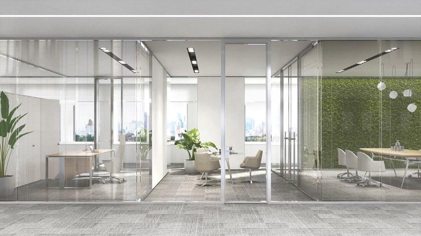 ESTEL GROUP Мобильная перегородка из закаленного стекла для офиса sun-id-1464530 - Вид №20