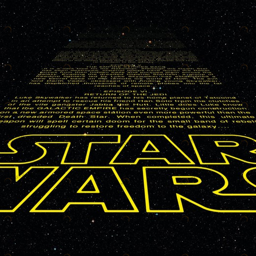 8-487-STAR-WARS-Intro Фотообои Komar Disney 2.54х3.68 м 8487STARWARSINTRO