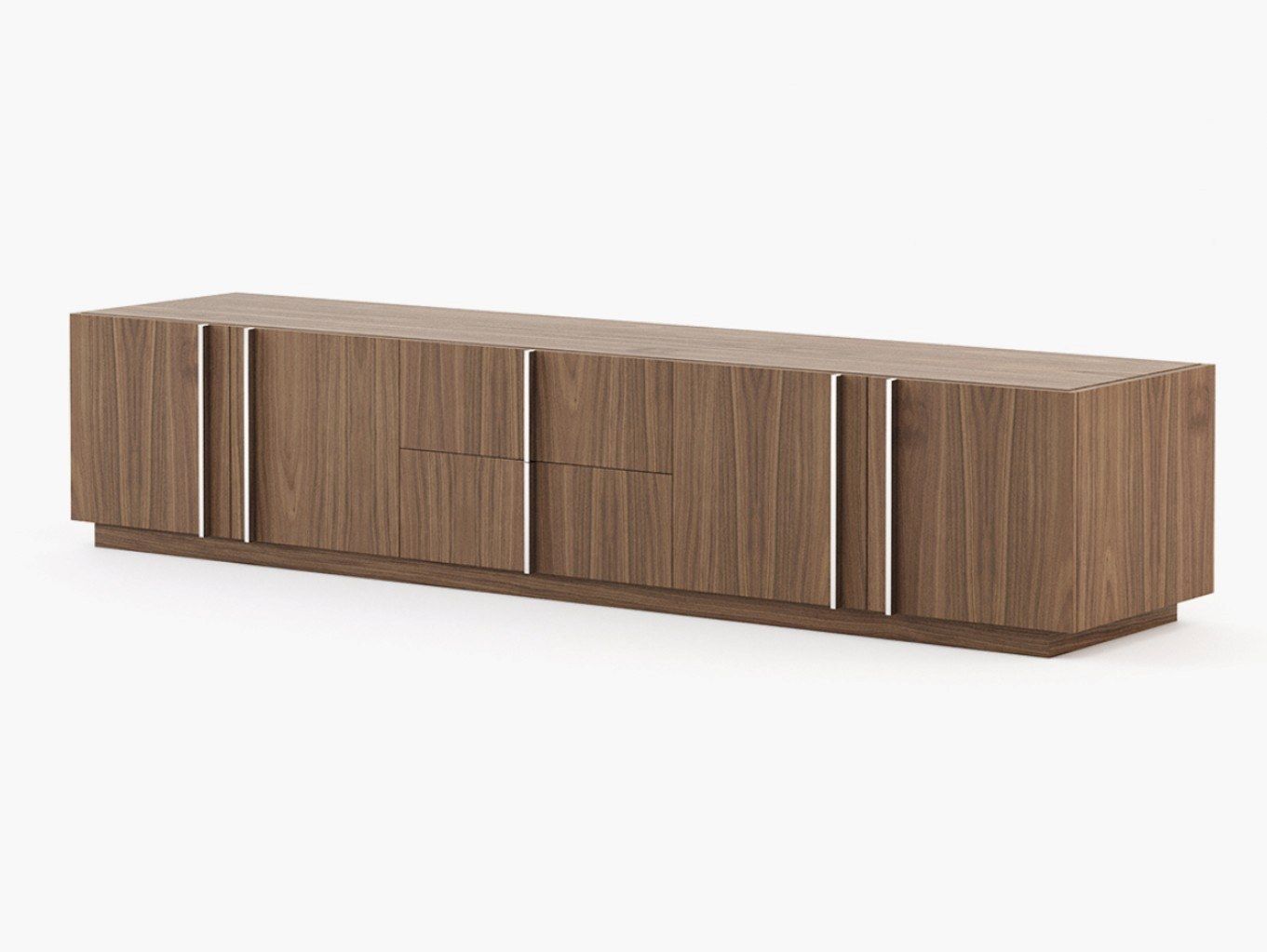 Низкий деревянный шкаф для телевизора с ящиками Laskasas Not Another Edition ARCH-00010913 - Вид №2