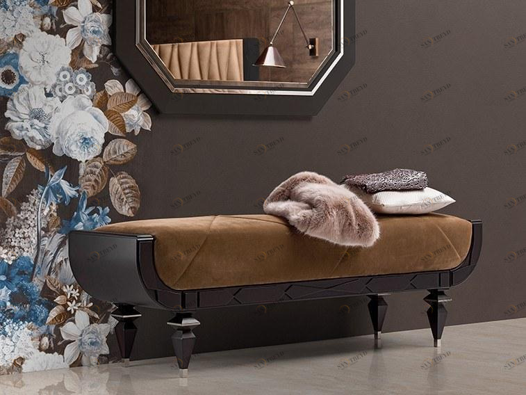 Prestige Мягкая кожаная скамейка Gran duca Cve038n