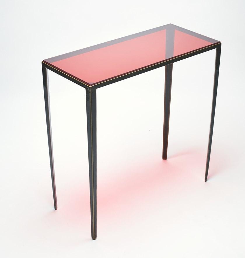 REDA AMALOU DESIGN Прямоугольная стеклянная консоль sun-id-1441740 - Вид №1