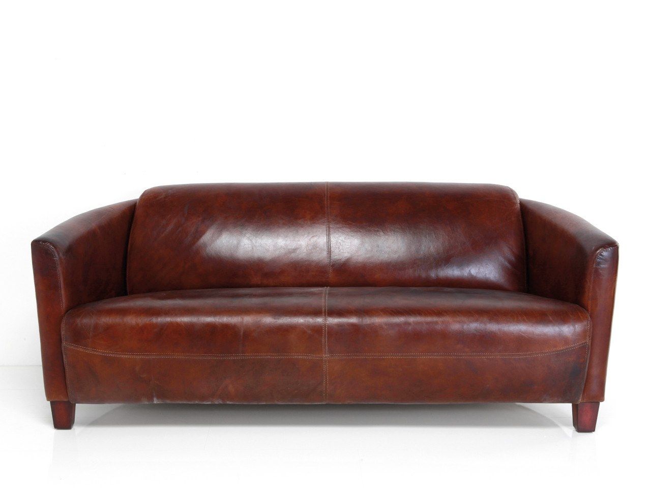 2-местный кожаный диван KARE Design Cigar Lounge ARCH-00031396