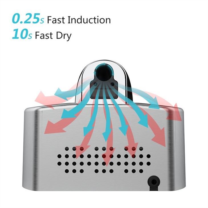Сушилка для рук из нержавеющей стали AIKE AK2830_628  - Вид №2