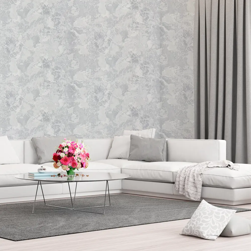 WALLDECOR Fantom: Флизелиновые обои серого оттенка для стильного интерьера 89358536 STLM-0816948 - Вид №3