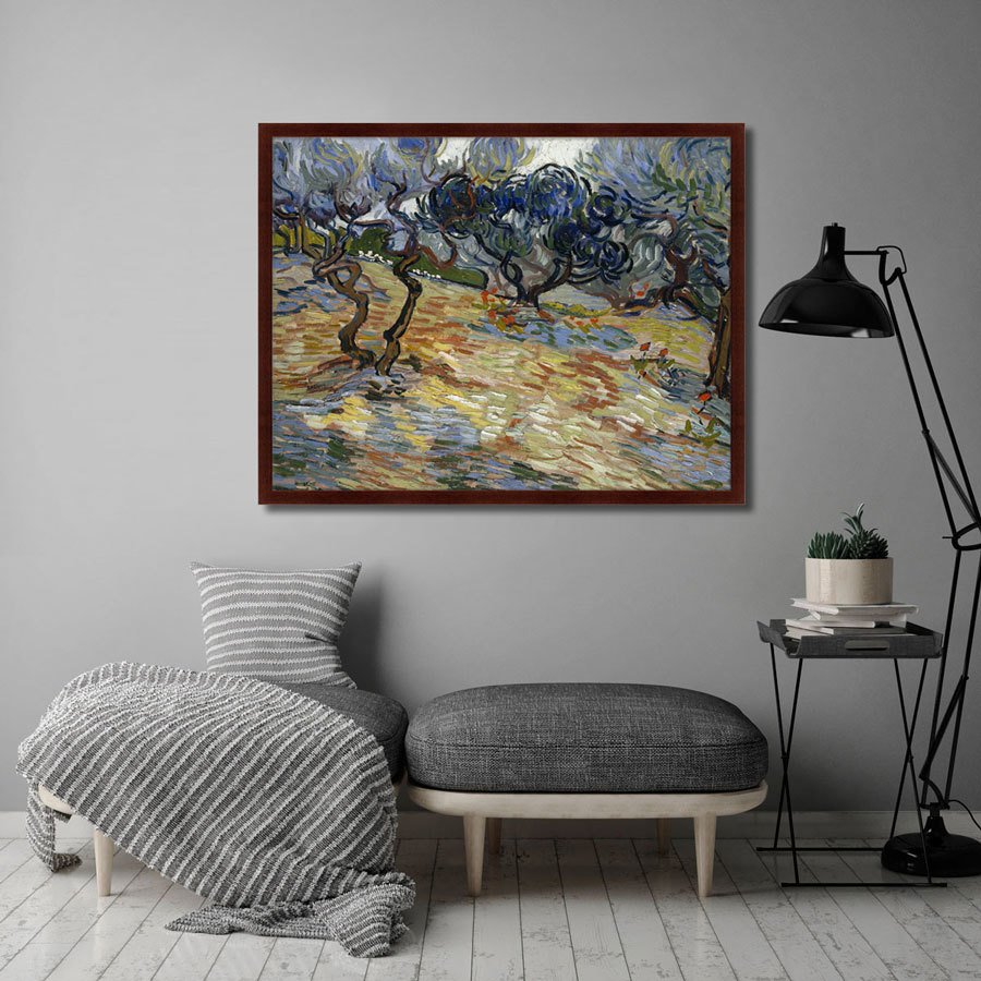 Картина: Olive Trees, 1889г. КАРТИНЫ В КВАРТИРУ  264169 Разноцветный  - Вид №2