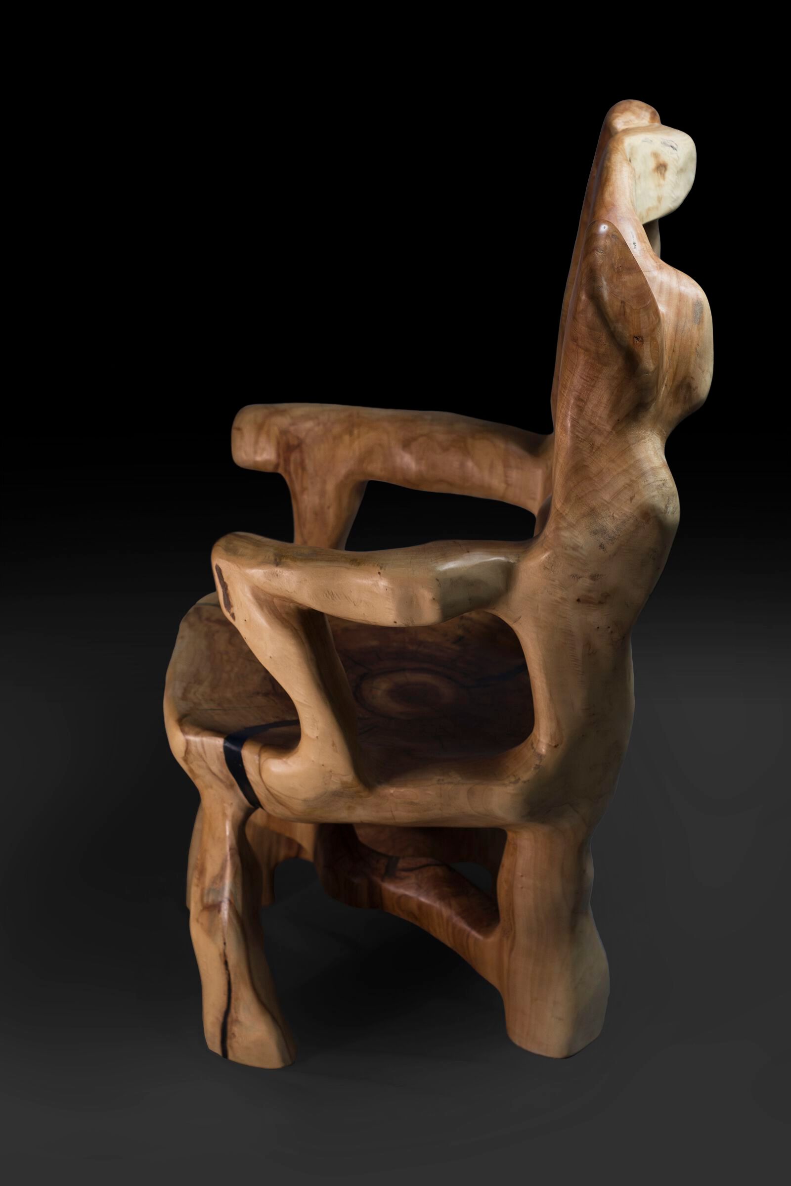 Деревянное кресло с подлокотниками Logniture Veles ARCH-00090753 - Вид №2