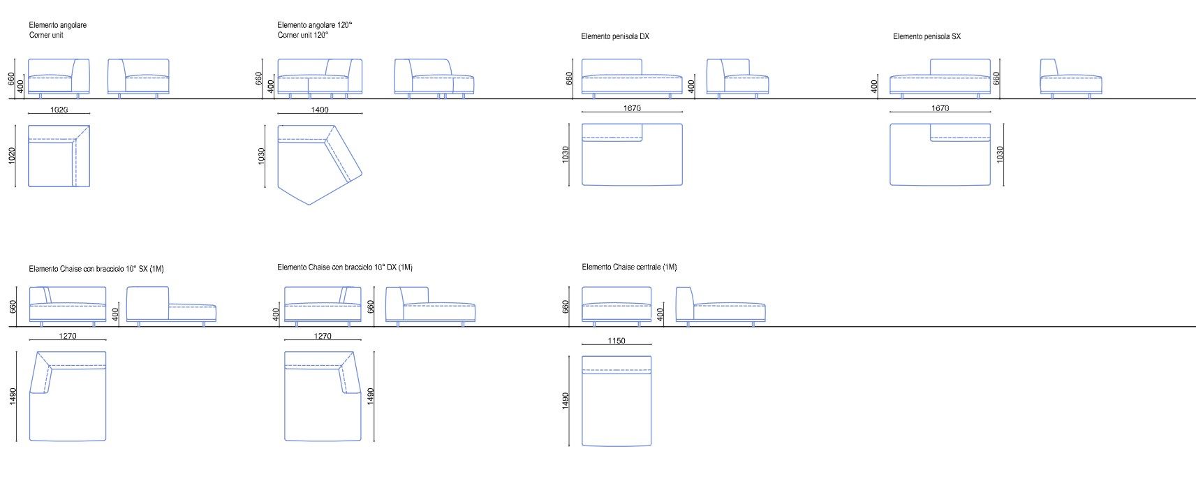 Модульный тканевый диван DE PADOVA Alberese Wood ARCH-00084882 - Вид №19