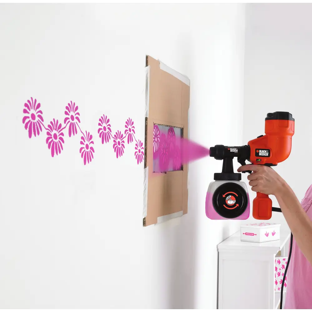 Краскопульт сетевой Black + Decker HVLP200 B D, 400 Вт, 340 мл/мин STLM-2115457 - Вид №2