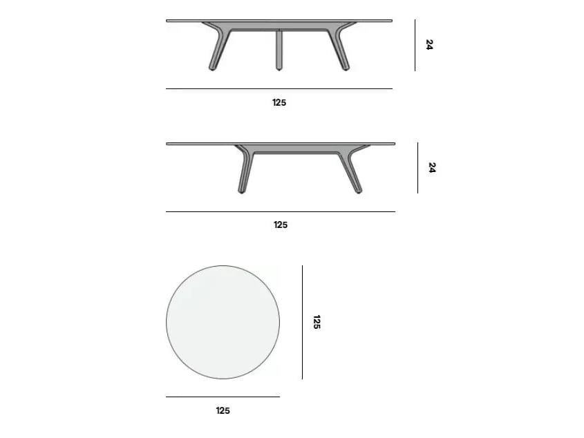 Керамический садовый столик MANUTTI Torsa ARCH-00071878 - Вид №3