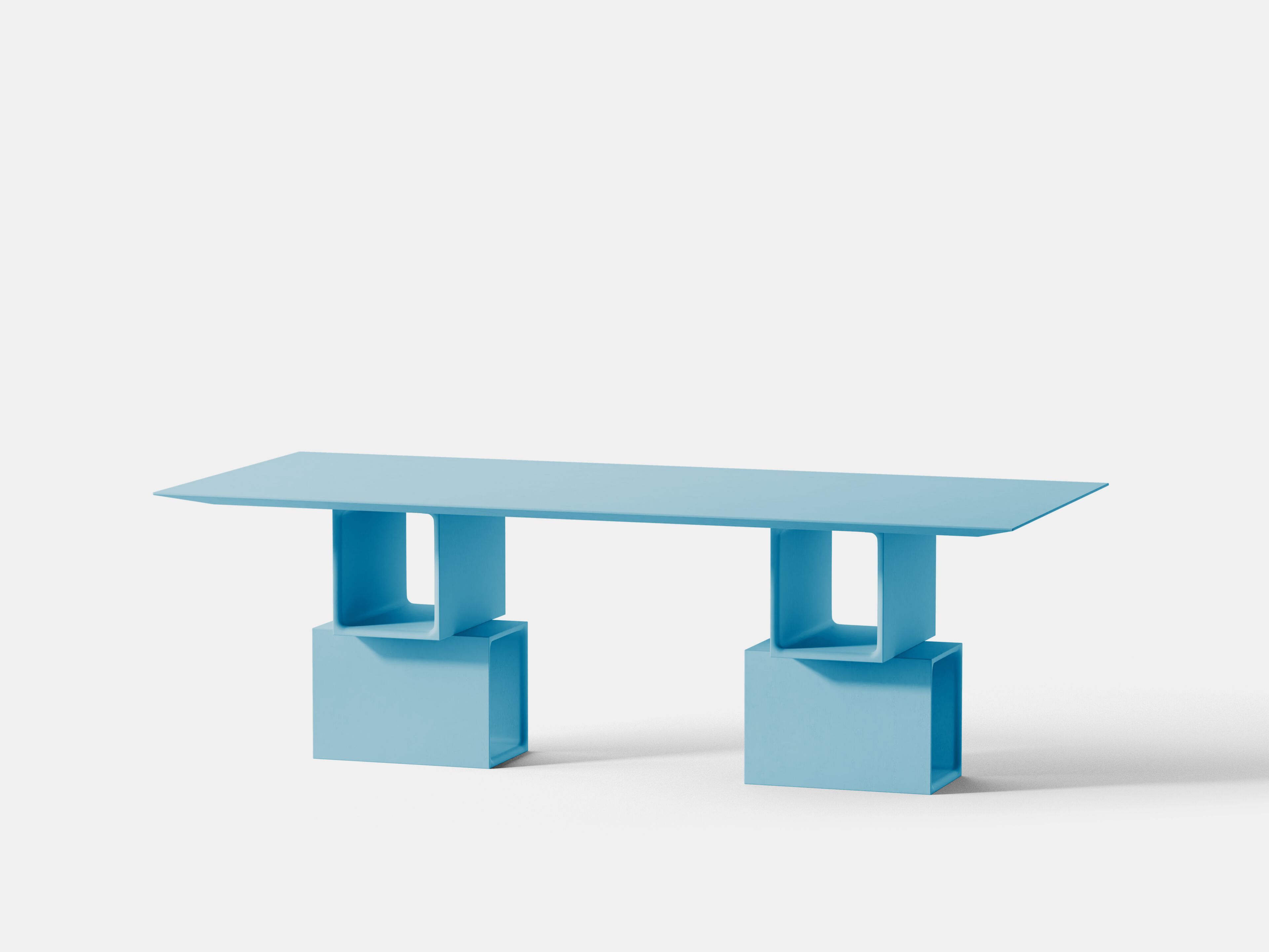 Прямоугольный бетонный стол PULKRA плакат ARCH-00071870 - Вид №12