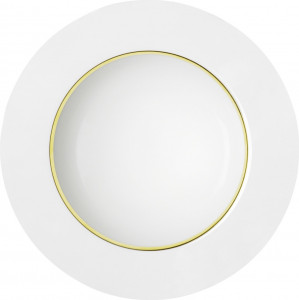91544 Sieger by Furstenberg Тарелка для пасты глубокая Sieger by Furstenberg "Мой фарфор! Золотое сокровище" 23см Фарфор