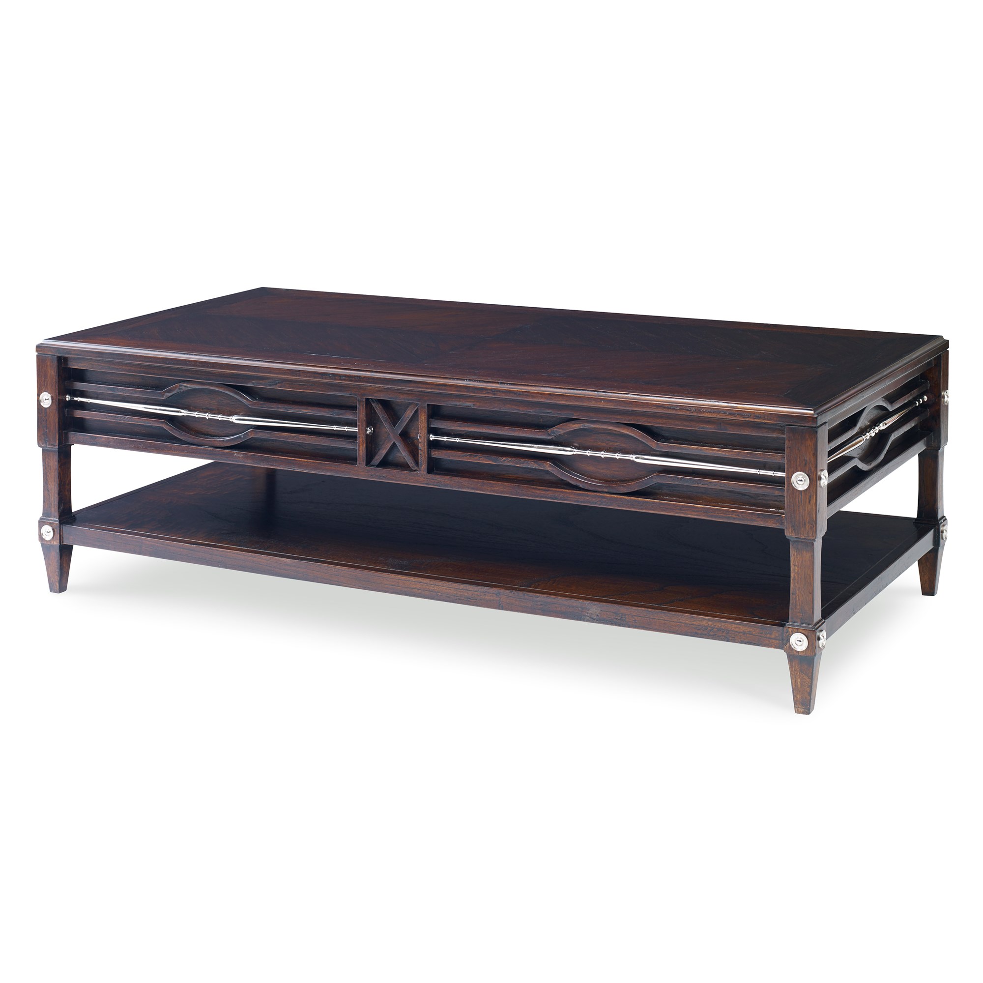 Коктейльные столы 17554-920-001 Spindle Cocktail Table - Walnut Ambella  - Вид №1