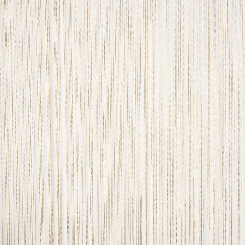 Штора нитяная Inspire 150x280 см однотон цвет золотой STLM-2174017 - Вид №1